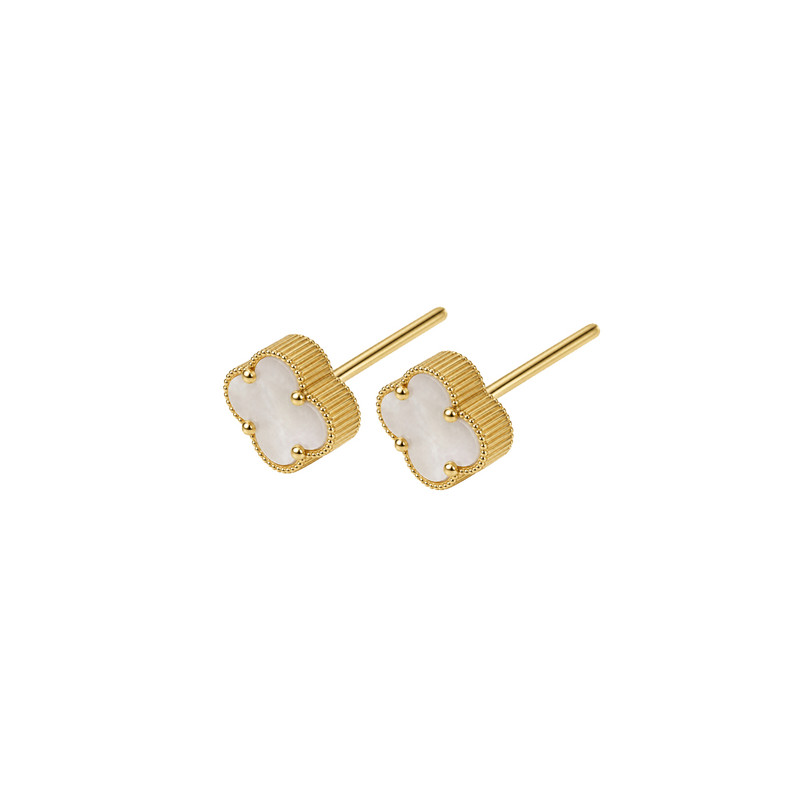 گوشواره طلا زنانه ۱۸ عیار طلا جواهر مان گالری مدل ونکلیف کد EA01-0039300