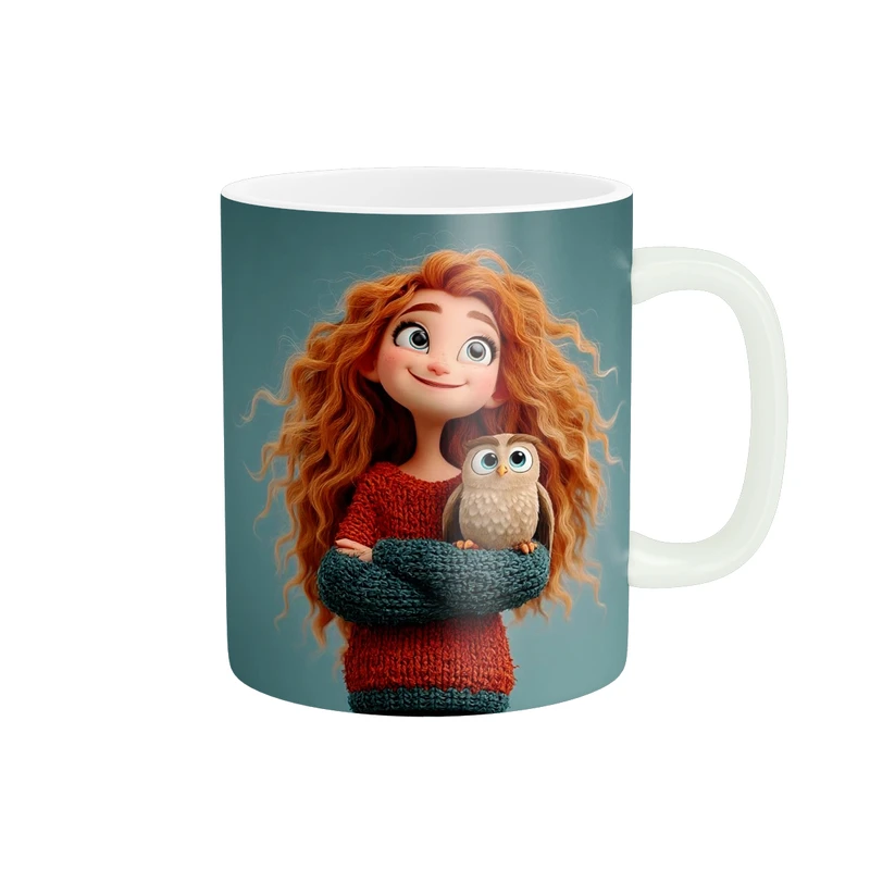 ماگ پاد آفرین طرح دختر کد 6138