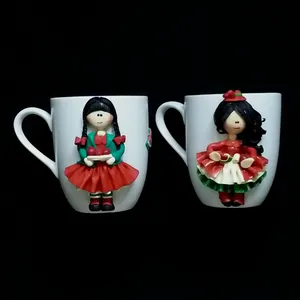 ماگ سرامیکی مدل شب یلدا کد L635 مجموعه 2 عددی