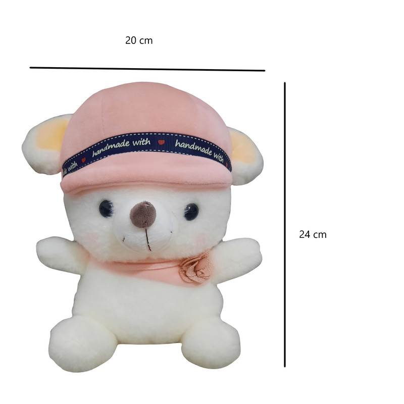 عروسک طرح خرس کد 8312050 ارتفاع 24 سانتی متر