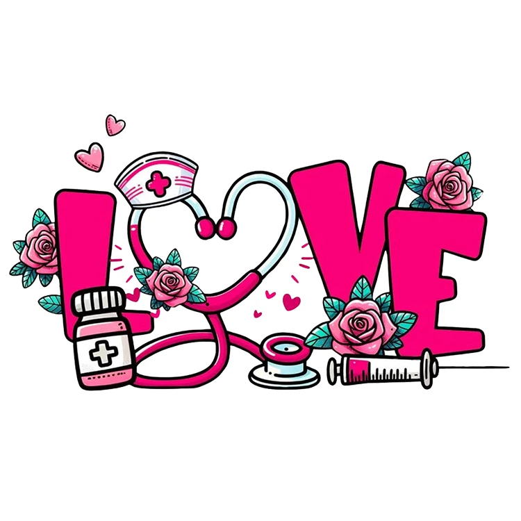 استیکر پارچه و لباس پاد آفرین مدل پزشک پرستار دکتر کادر درمان بیمارستان کد S2425