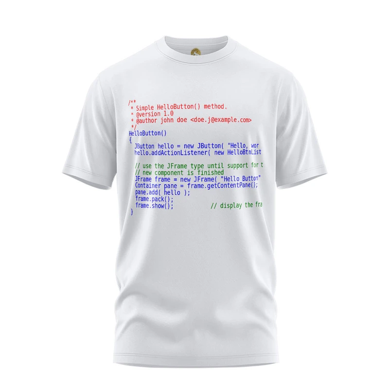 تی شرت آستین کوتاه زنانه هومرو مدل TW512 طرح برنامه نویس