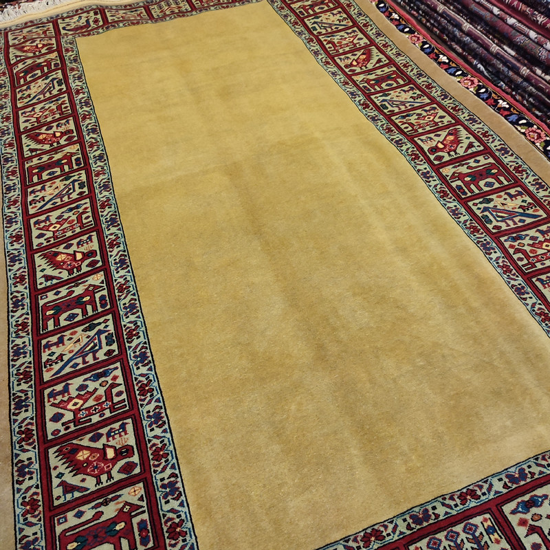 فرش دستبافت چهار متری طرح کف ساده کد AA348 فرش دستبافت چهار متری طرح کف ساده کد AA348