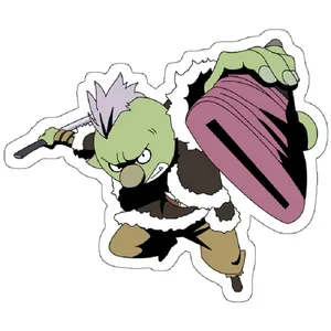 استیکر لپ تاپ مدل That Time I Got Reincarnated As a Slime - Gobta Angry Cool