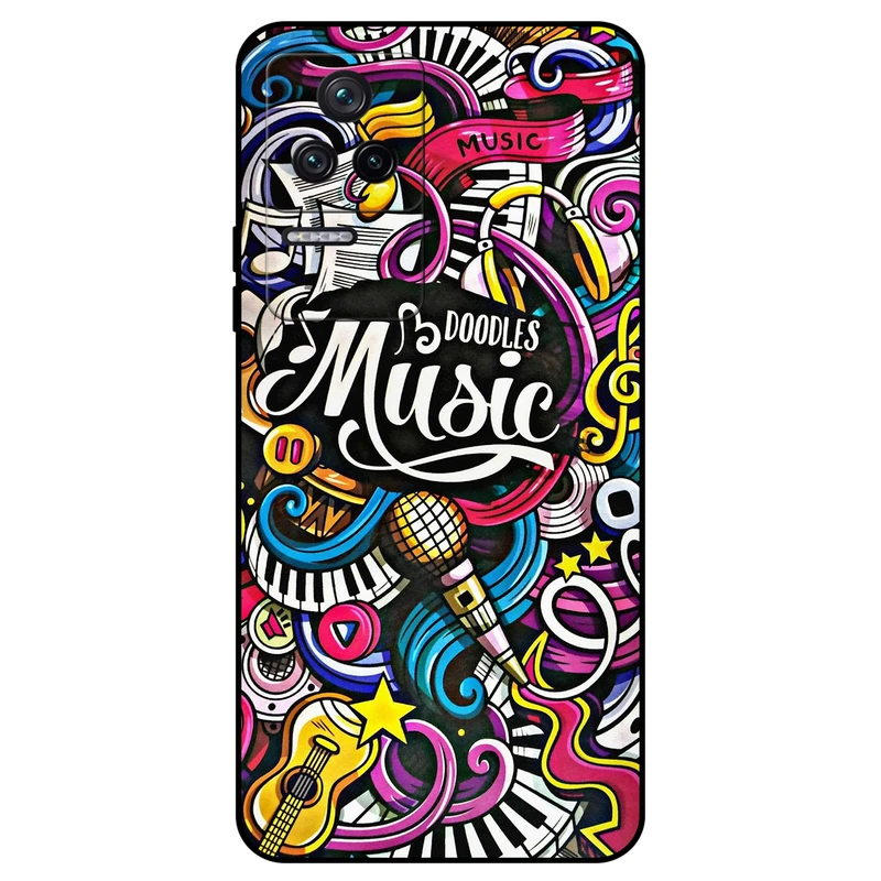 کاور مگافون طرح موزیک مدل 8241 مناسب برای گوشی موبایل شیائومی Poco F4 5G / Redmi K40S  