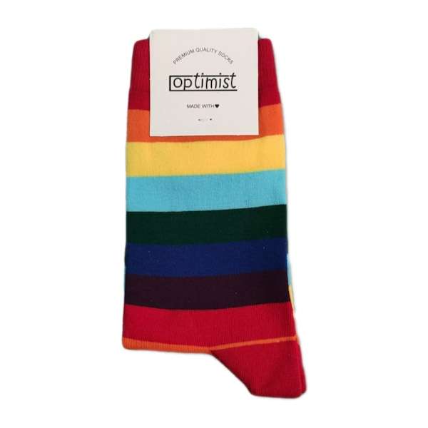 جوراب مدل فانتزی رنگین کمان 4