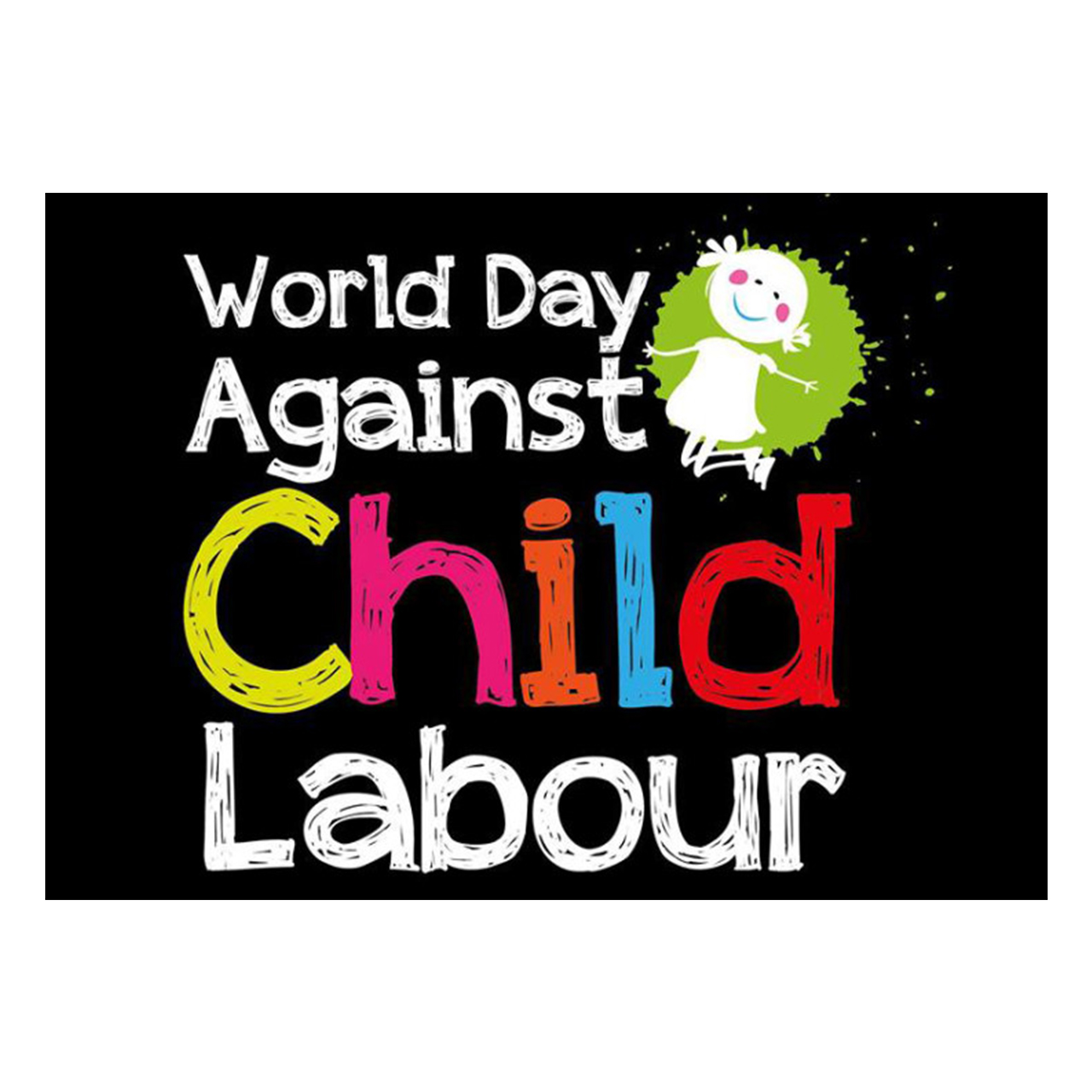 کارت پستال ماهتاب طرح روز مبارزه با کار کودکان کد 2418