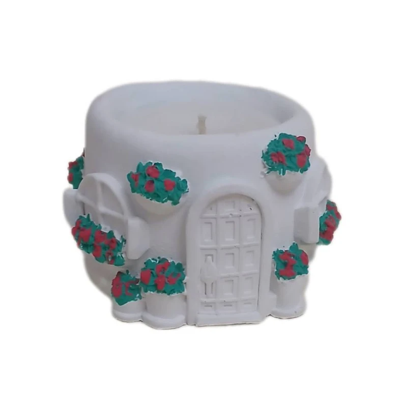 شمع دست‌ساز معطر مدل بهاری با رایحه رز وانیل قهوه ارکیده وحشی اسطوخودوس زمان اتمام 4 ساعت