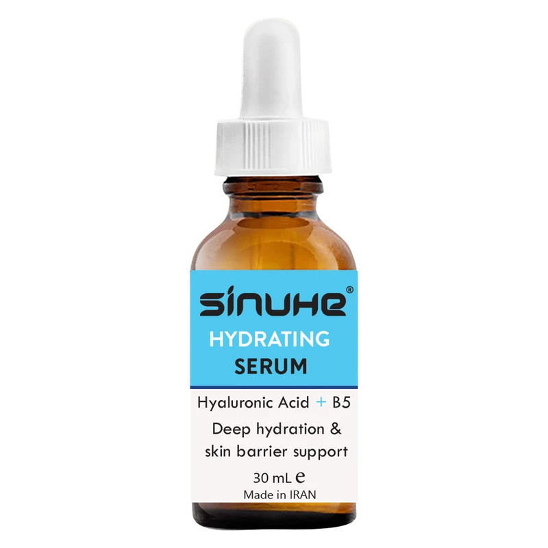 سرم آبرسان سینوهه مدل هیالورونیک اسید مناسب برای انواع پوست حجم 30 میلی لیتر
