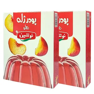 پودر ژله هلو نوشین - 100 گرم مجموعه 2 عددی