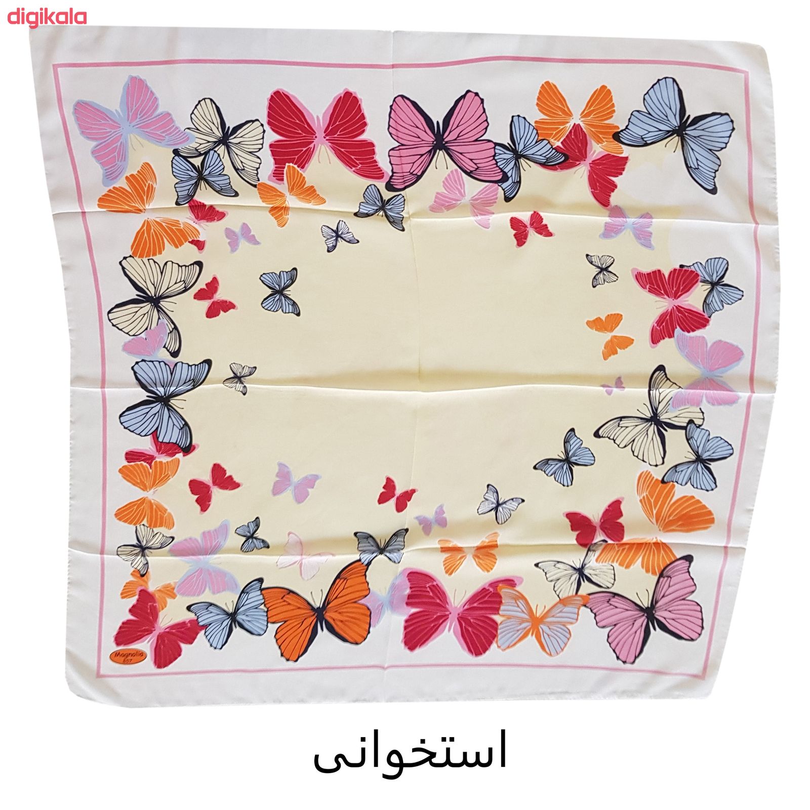 روسری دخترانه طرح پروانه کد san_022 main 1 10