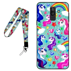 Megafone Unicorn 0028 Cover For Samsung Galaxy J8 2018 Mobile Neckband