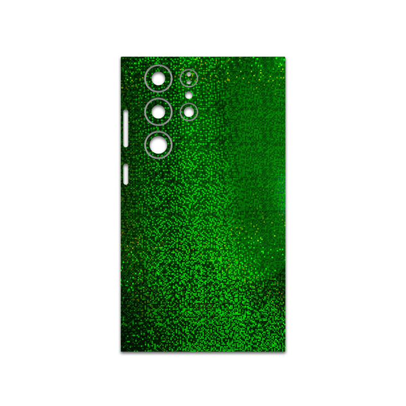 برچسب پوششی ماهوت مدل Green-Holographic مناسب برای گوشی موبایل سامسونگ Galaxy S23 Ultra