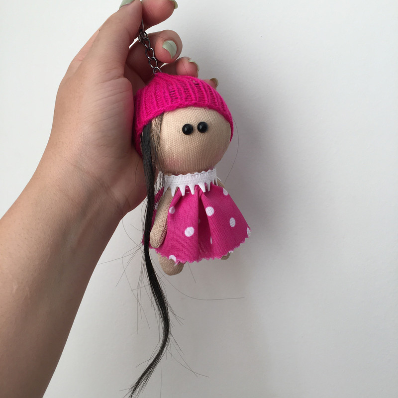 آویز عروسکی مدل نازگل كد 1010