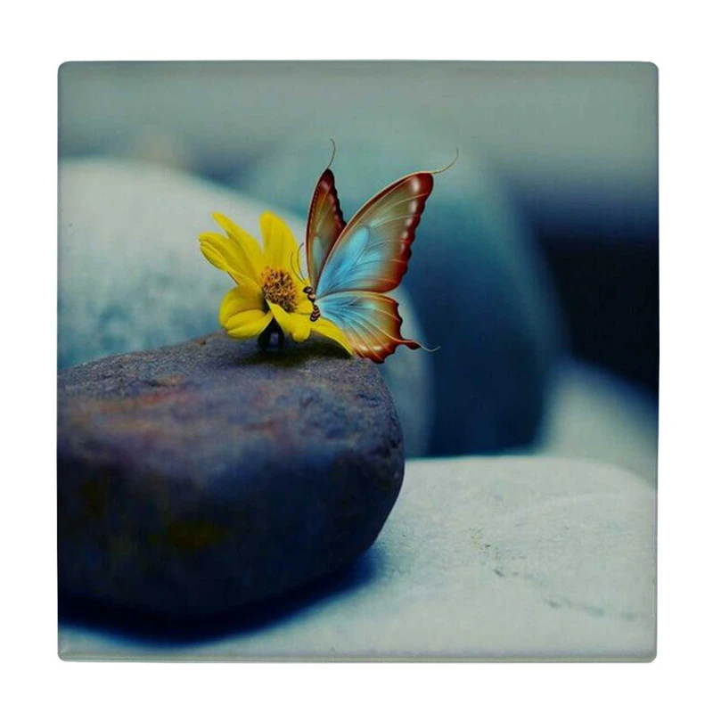 زیر لیوانی طرح پروانه و گل کد    4045747_2481