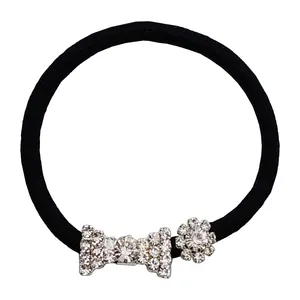 کش مو زنانه مدل پاپیون و گل کد KSH720NG-S9