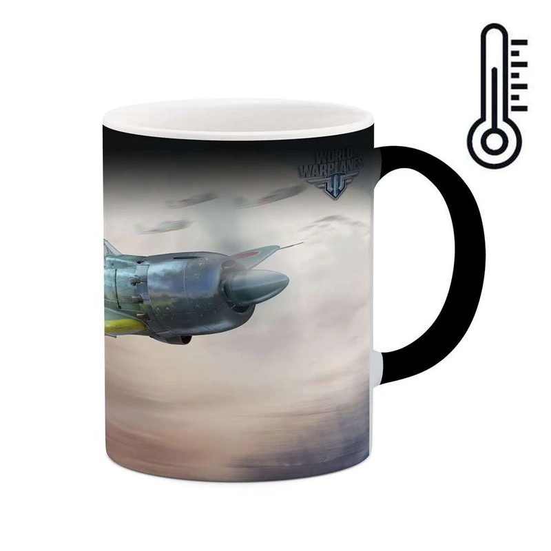 ماگ حرارتی کاکتی مدل هواپیمای جنگنده کد mgh10665