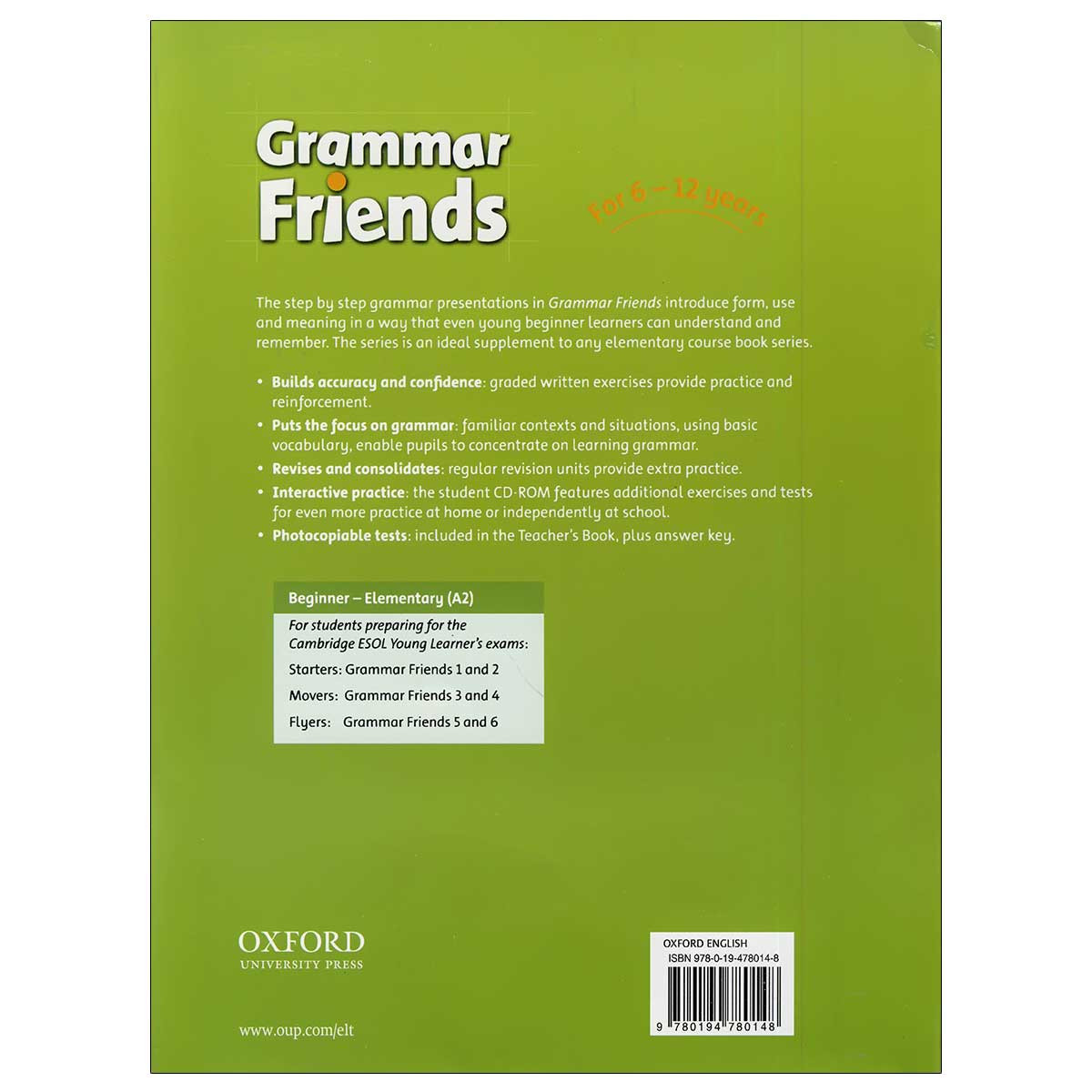 کتاب Grammar Friends 1-3 اثر Tim Ward and Eileen Flannigan انتشارات آکسفورد 3 جلدی