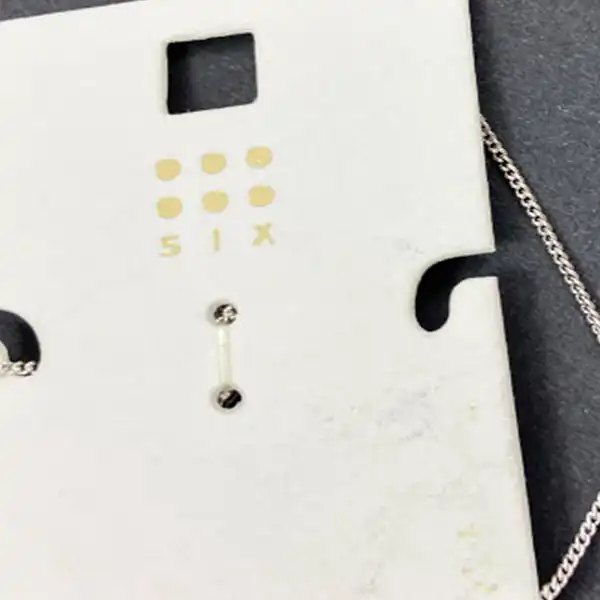 گردنبند زنانه سیکس مدل DED-89 مجموعه دو عددی