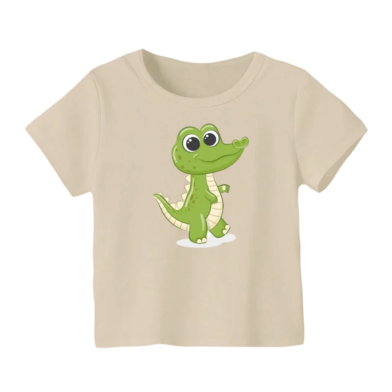 تی شرت آستین کوتاه بچگانه مدل تمساح کد ۴