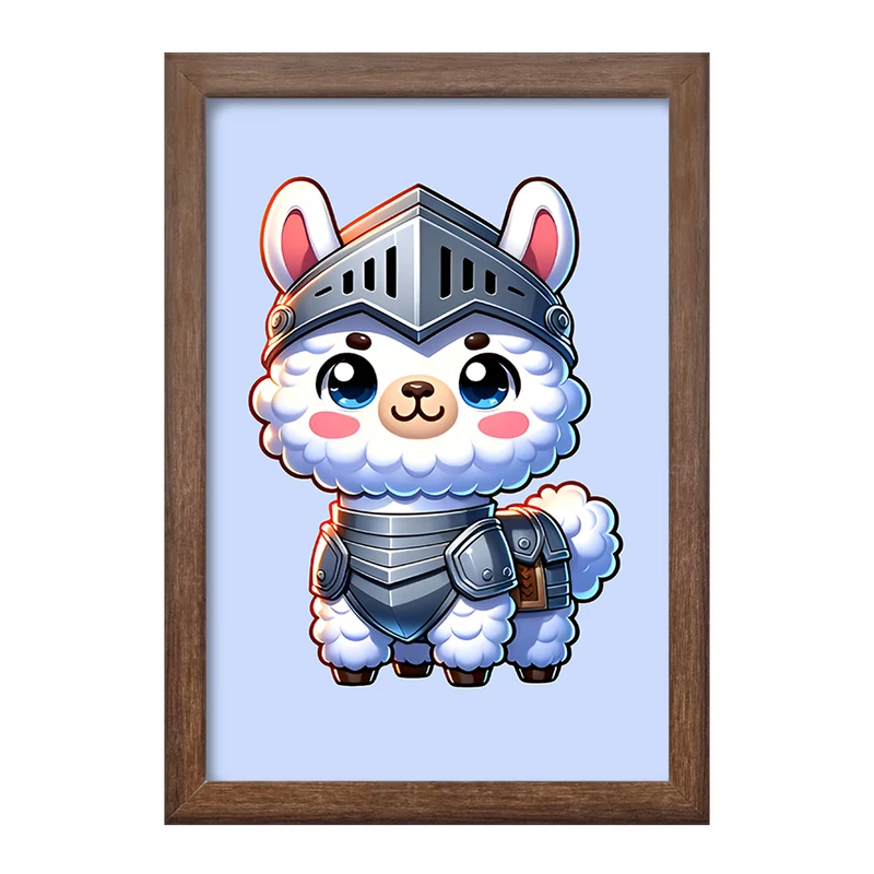 تابلو خندالو طرح لاما کیوت کد F7731