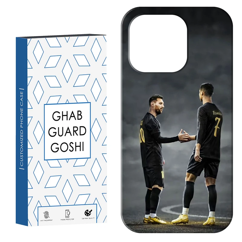 کاور قاب گارد گوشی طرح مسی رونالدو کد Dimo-137 مناسب برای گوشی موبایل اپل IPHONE 15 PRO MAX   