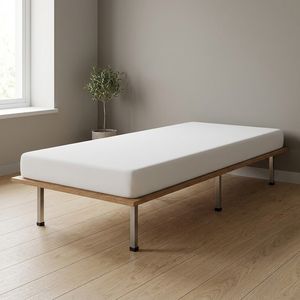 کفی تخت‌خواب چوب یک نفره مدل فلزی ام دی اف سایز 83 * 180 سانتی‌متر