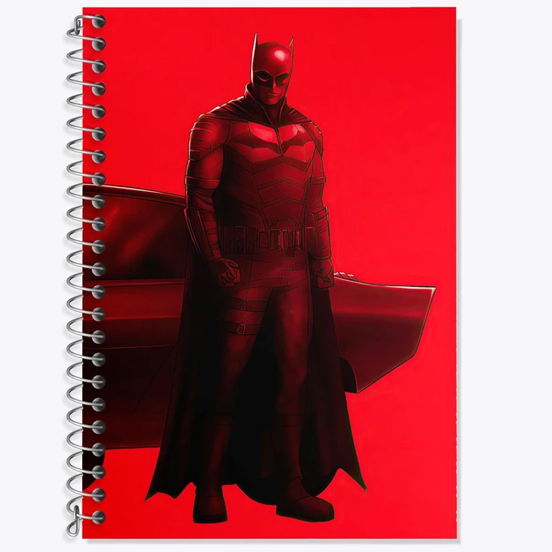 دفتر زبان 50 برگ خندالو مدل دو خط طرح بتمن Batman کد 24251