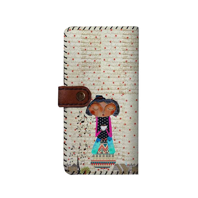 کیف پول چرمی ترمه طراحان ایده مدل بنددار منو بشنو از دور  کد trm088