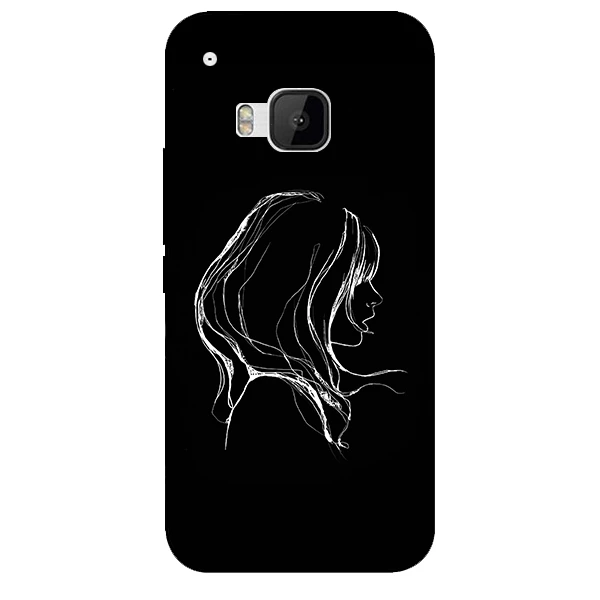 کاور مگافون طرح دخترانه مدل 7766 مناسب برای گوشی موبایل اچ تی سی One M9