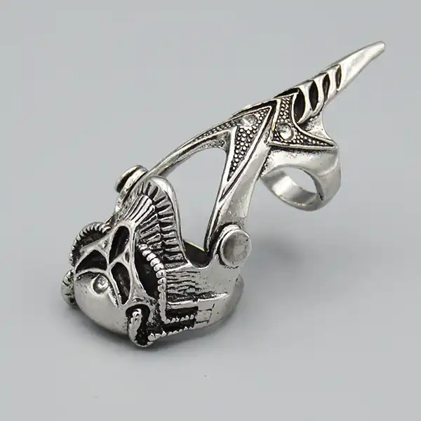 انگشتر مدل مفصلی Skull کد Ti3