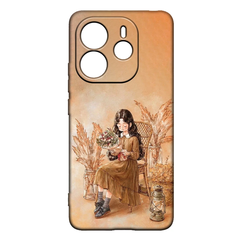 کاور طرح دخترانه کد 100 مناسب برای گوشی موبایل شیائومی Redmi Note 14 4G