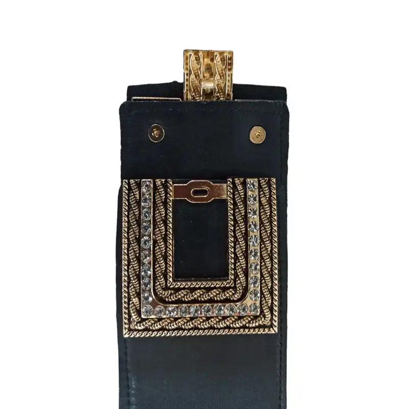 کمربند زنانه مدل کشی نگین دار