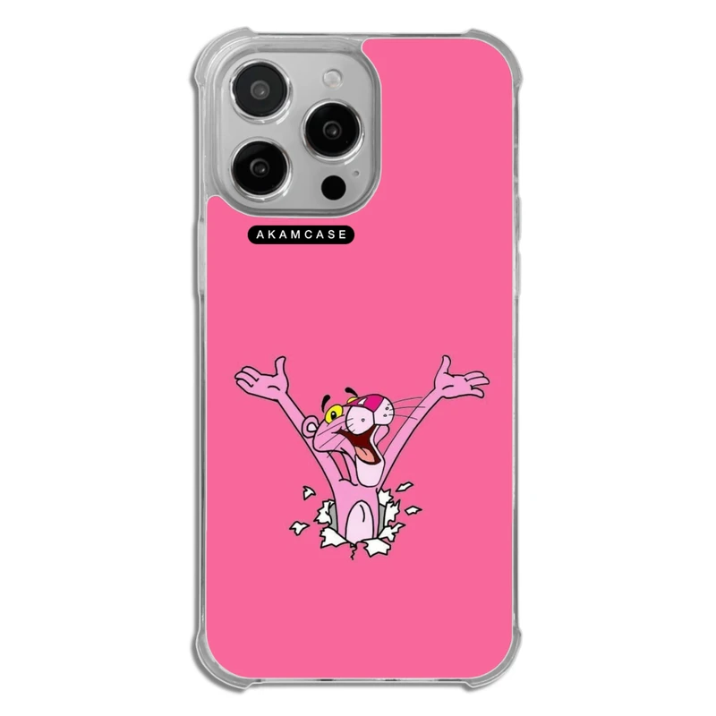 کاور آکام مدل AMC-WTA14PROMAX-PINK PANTHER5 مناسب برای گوشی موبایل اپل iPhone 14 Pro Max