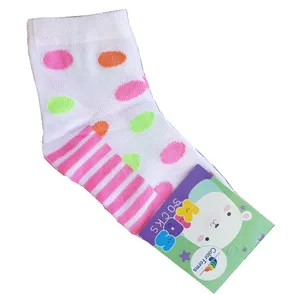 جوراب دخترانه کالر فورمز مدل توپی کد SF02