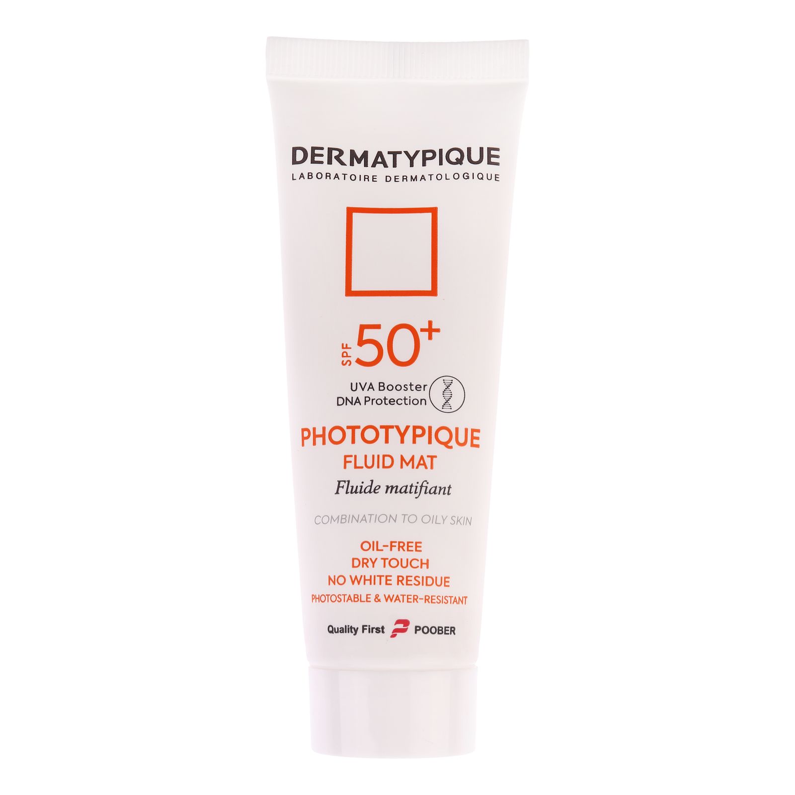 فلوئید ضد آفتاب بدون رنگ درماتیپیک مدل مات محافظ UVA،UVB مناسب برای پوست چرب حجم 50 میلی لیتر - - 1