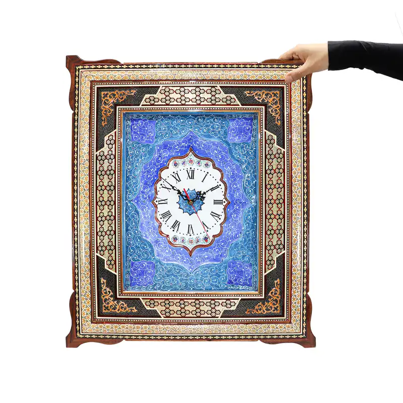 ساعت خاتم کاری مدل صفحه مینا کد HQ6454