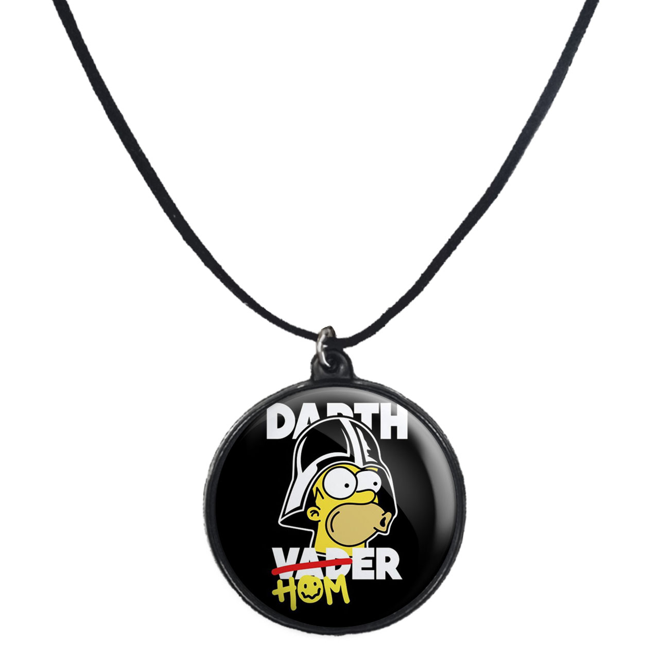 گردنبند پرمانه طرح سیمپسون ها کد pmb.21270 مدل دو طرفه