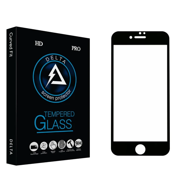 محافظ صفحه نمایش 5D دلتا مدل HD مناسب برای گوشی موبایل اپل IPhone 7/8