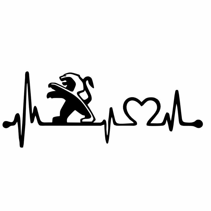 برچسب بدنه خودرو ماتریسیو طرح ضربان قلب کد M87 