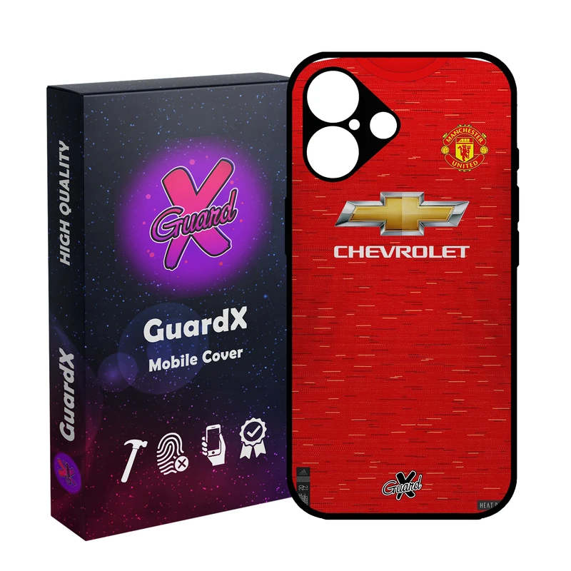 کاور گارد ایکس طرح Manchester United مدل 10248 مناسب برای گوشی موبایل اپل iPhone 16