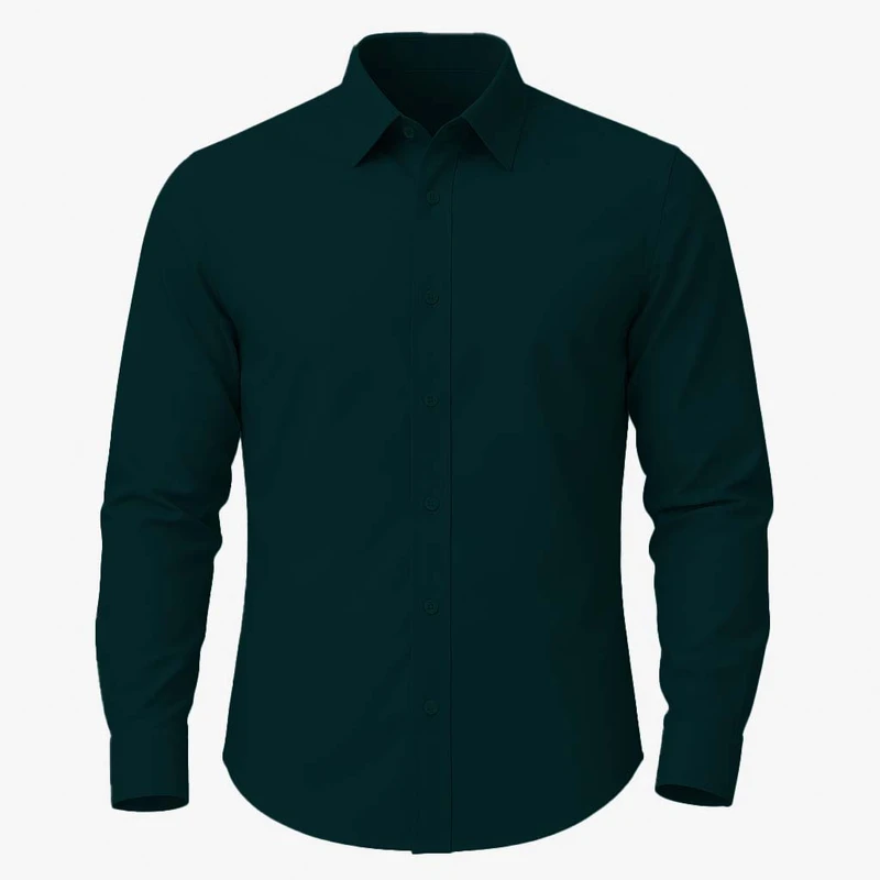 پیراهن آستین بلند یقه برگردان مردانه مدل آدرین کد KAZ