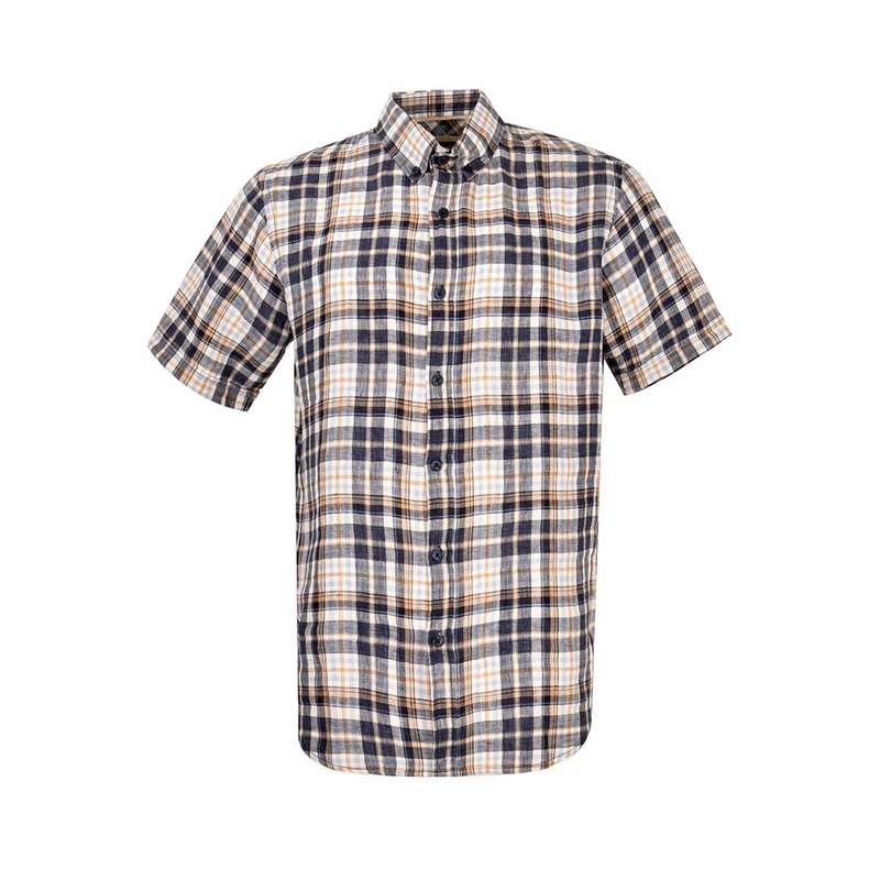 پیراهن آستین کوتاه مردانه بادی اسپینر مدل 4221 کد 1 رنگ سرمه ای