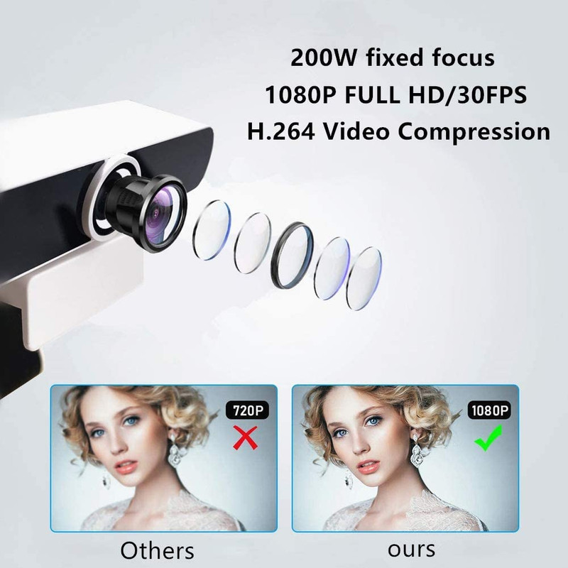 وب کم مدل FHD 1080 P with Tripod