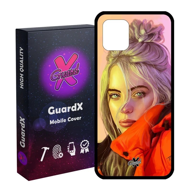کاور گارد ایکس طرح Billie Eilish مدل Glass10217 مناسب برای گوشی موبایل سامسونگ Galaxy Note 10 Lite
