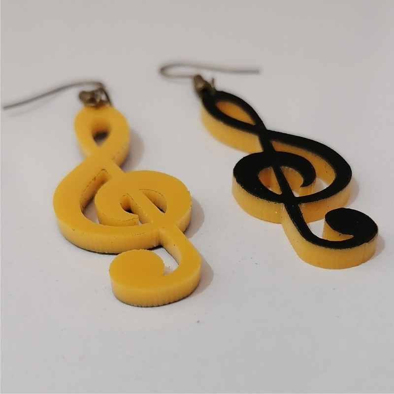 گوشواره دخترانه مدل ملودی