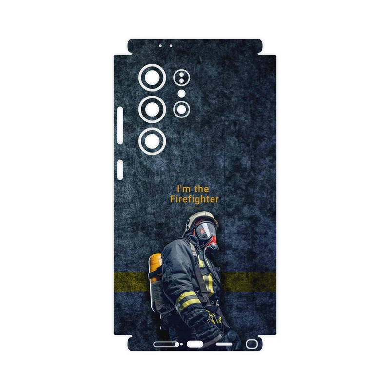 برچسب پوششی ماهوت مدل Firefighter-FullSkin مناسب برای گوشی موبایل سامسونگ Galaxy S24 Ultra
