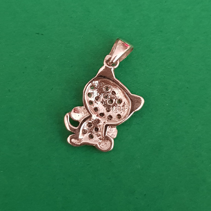 آویز گردنبند دخترانه مدل گربه آویز گردنبند دخترانه مدل گربه