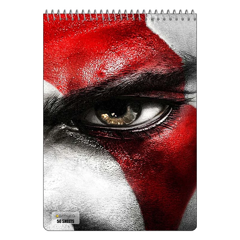 دفتر نقاشی 50 برگ سیمی کارنیکا طرح گاد اف وار God of War کد 67996
