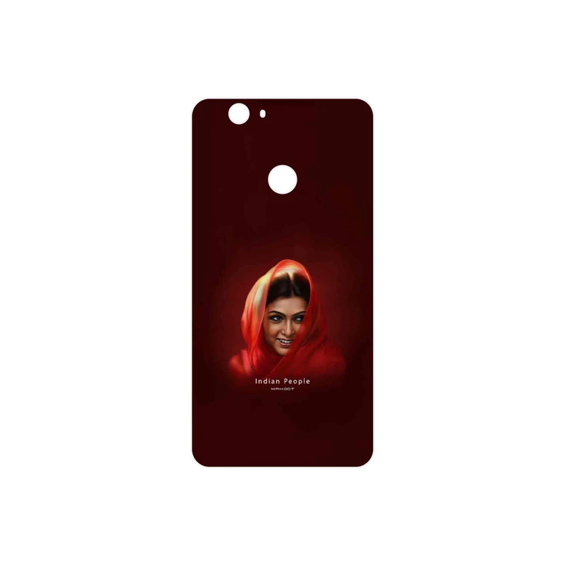 برچسب پوششی ماهوت مدل Portrait of an Indian Woman مناسب برای گوشی موبایل هوآوی Nova